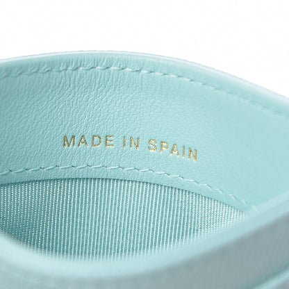 Chanel Caviar Quilted Card Holder Light Blue 9 of 11