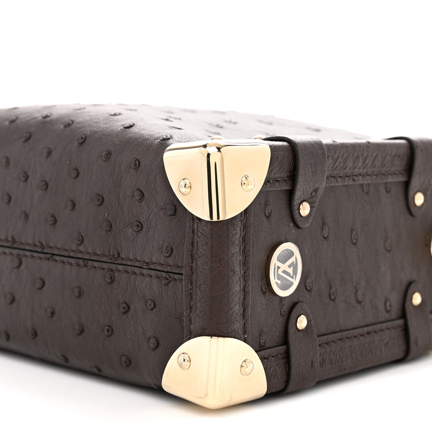 Ostrich Side Trunk MM Marron