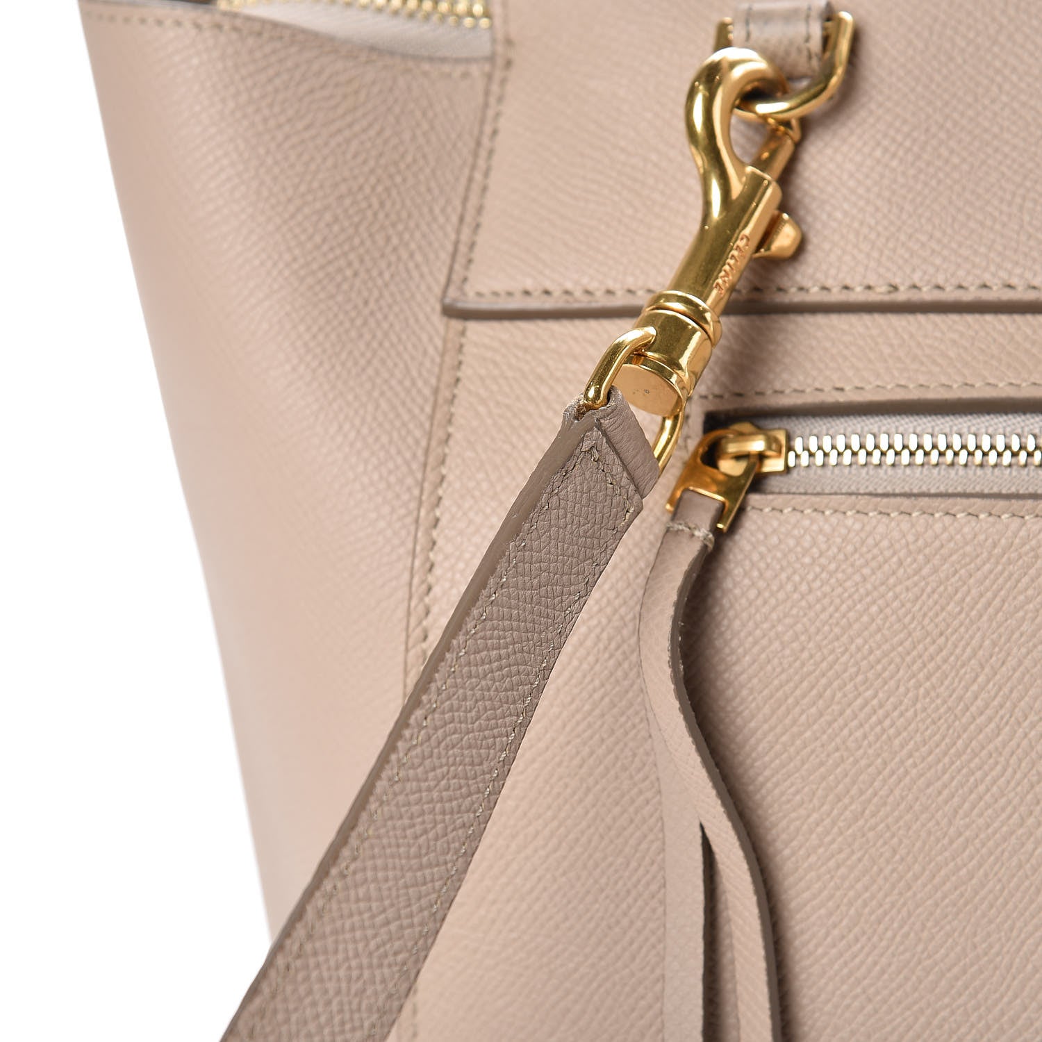 Celine Grained Calfskin Mini Belt Bag Light Taupe 19 of 24