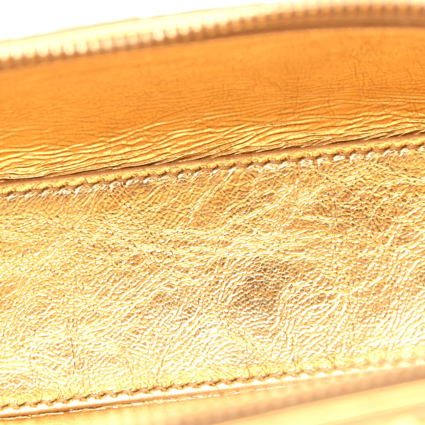 Metallic Intreccio Millefili Bang Bang Vanity Case Gold