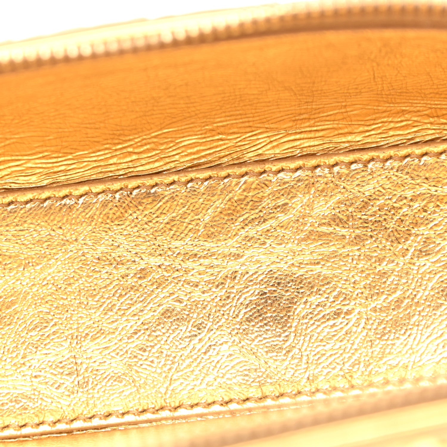 Bottega Veneta Metallic Intreccio Millefili Bang Bang Vanity Case Gold 5 of 11