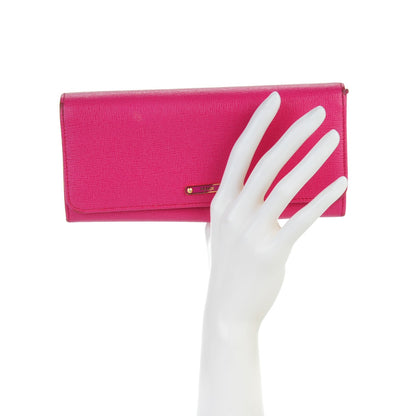 Fendi Vitello Elite Continental Wallet Ciclamino 2 of 13