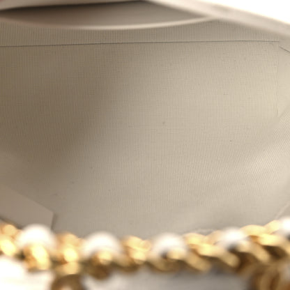 Chanel Caviar Quilted Chanel Way Clutch With Chain White 5 of 11