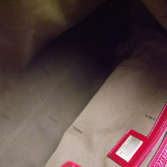 Fendi Vitello Naplak Oversized Bag De Jour Rosso 7 of 13