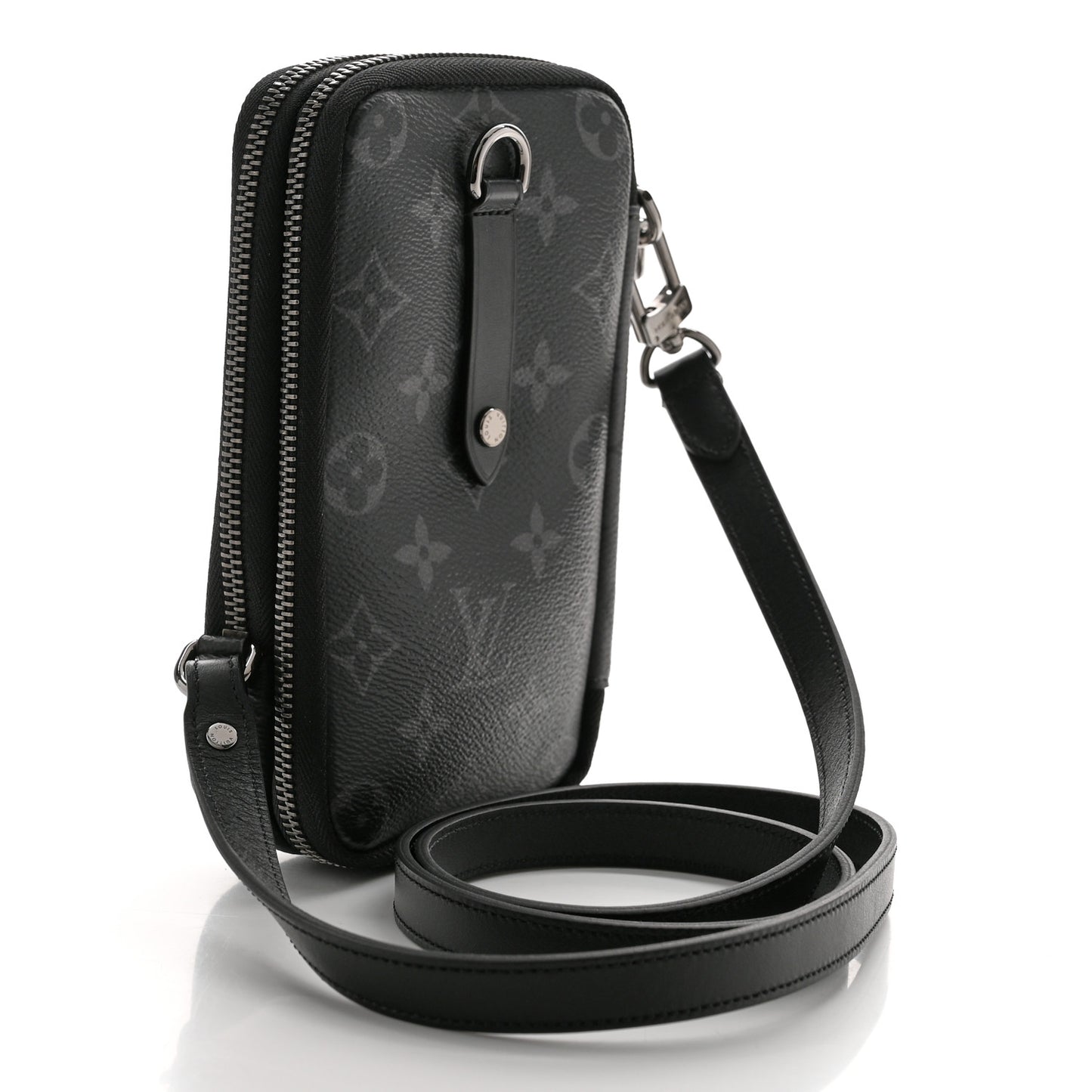 Monogram Eclipse Reverse Double Phone Pouch