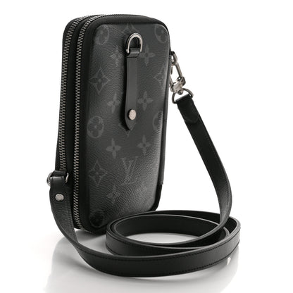 Louis Vuitton Monogram Eclipse Reverse Double Phone Pouch 3 of 11