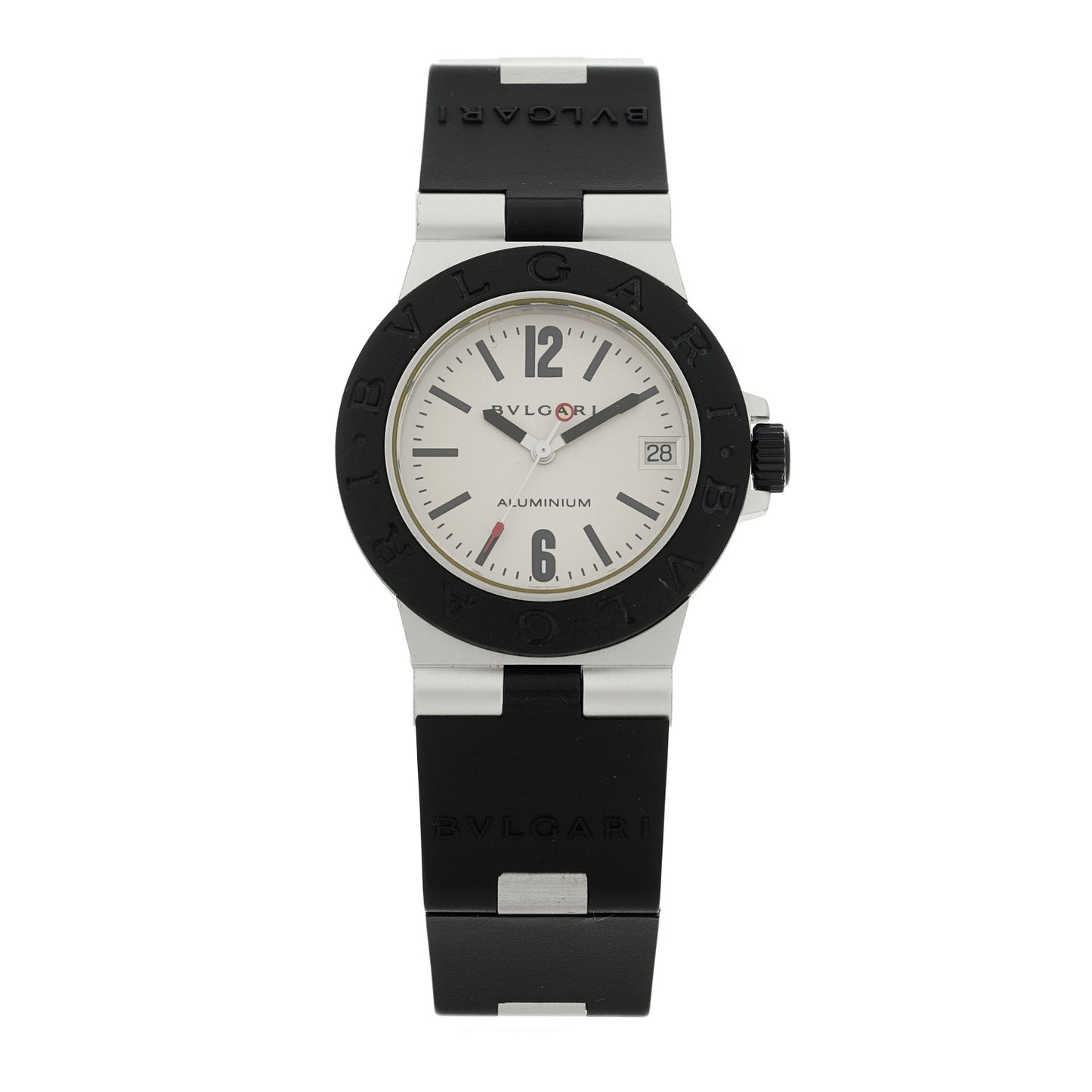 Aluminum Rubber 32mm Diagono Quartz Watch