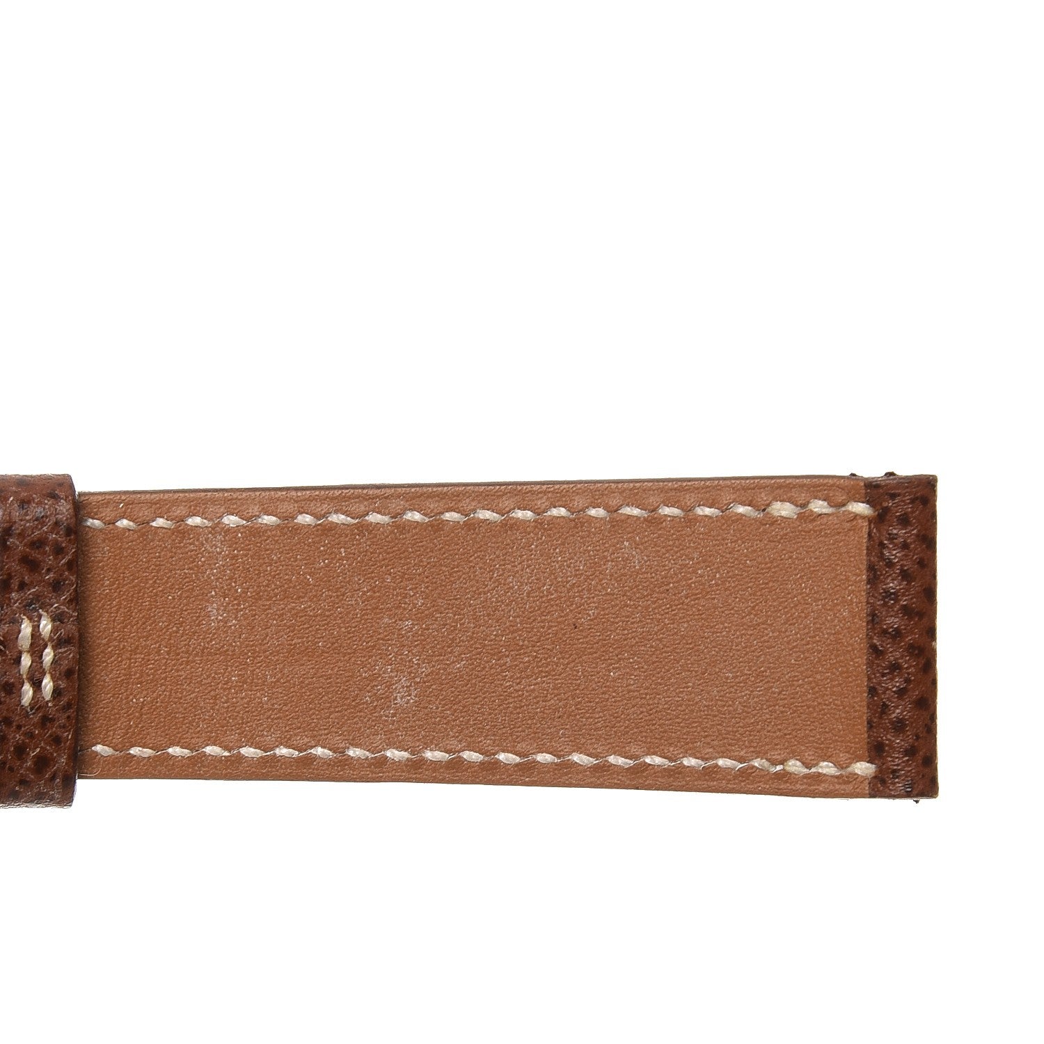 Hermes Courchevel Heure H Hour Watch MM Strap Gold 3 of 4