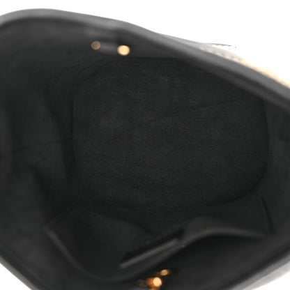Louis Vuitton Raffia Petit Bucket Black 5 of 11