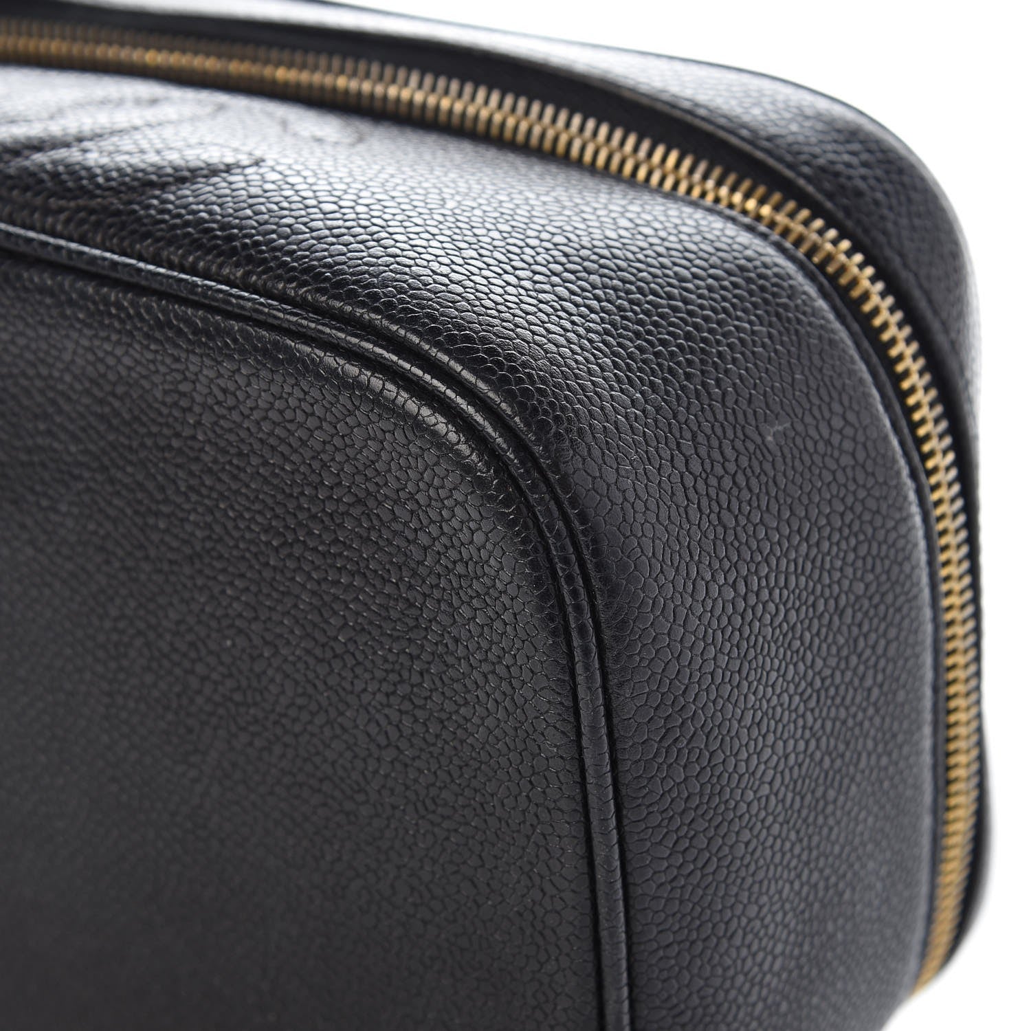 Chanel Caviar Vanity Cosmetic Case Black 11 of 12