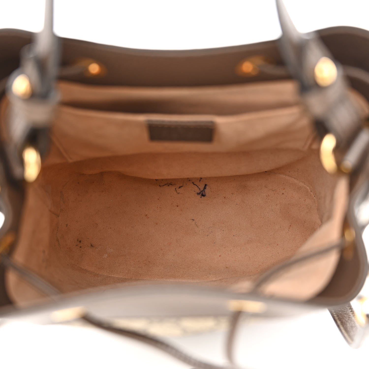 Gucci GG Supreme Monogram Web Small Ophidia Bucket Bag Brown 5 of 12