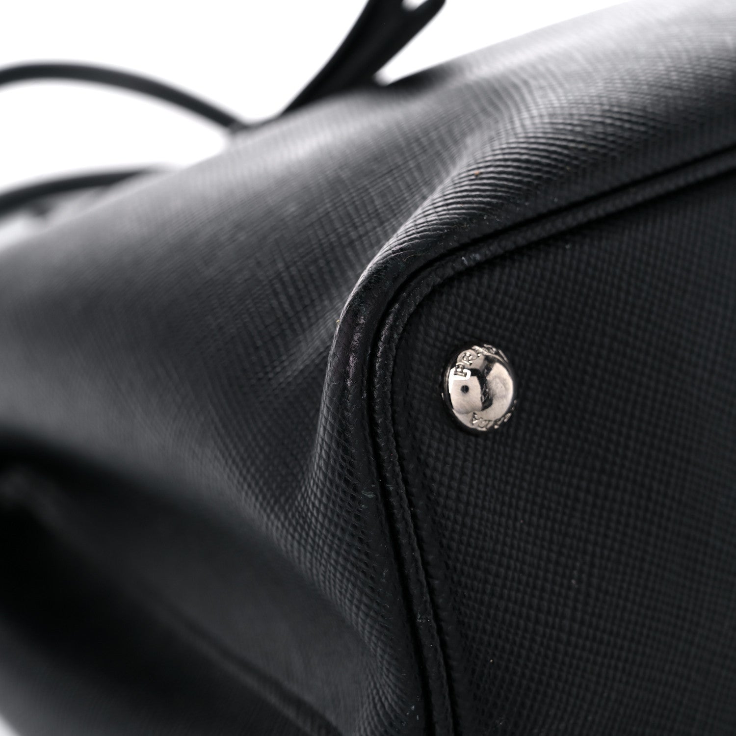 Prada Saffiano Cuir Medium Double Handle Tote Black 8 of 25