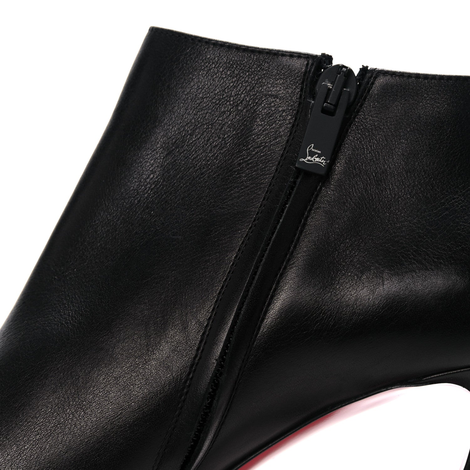 Christian Louboutin Calfskin Eleonor 85 Ankle Boots 36 Black 10 of 14