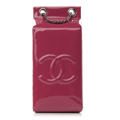 Chanel Patent Milk Carton Bag Dark Pink 1 of 9