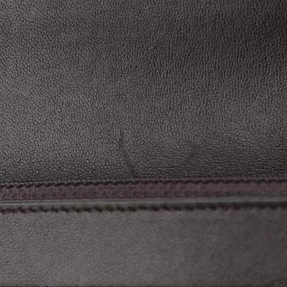 Chanel Shiny Goatskin Quilted Chanel 19 Wallet On Chain WOC Dark Brown 12 of 15