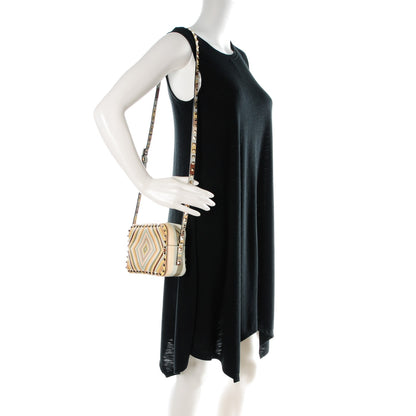 Valentino Garavani Vitello Native Couture 1975 Rockstud Camera Crossbody Bag Green Multicolor 2 of 7