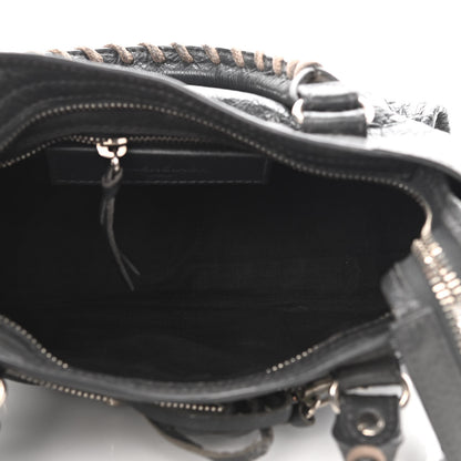 Balenciaga Agneau Classic Silver Hardware Mini City Gris Fossile 5 of 11