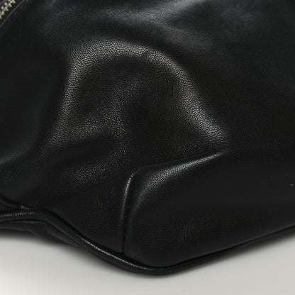 Saint Laurent Lambskin Monogram Belt Bag Black 8 of 9