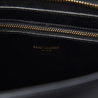 Saint Laurent Calfskin Small Monogram Cabas Black 6 of 10