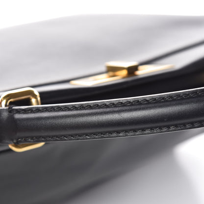 Fendi Vitello Morgan Shiny Nappa Medium Peekaboo Iconic Satchel Black 18 of 19