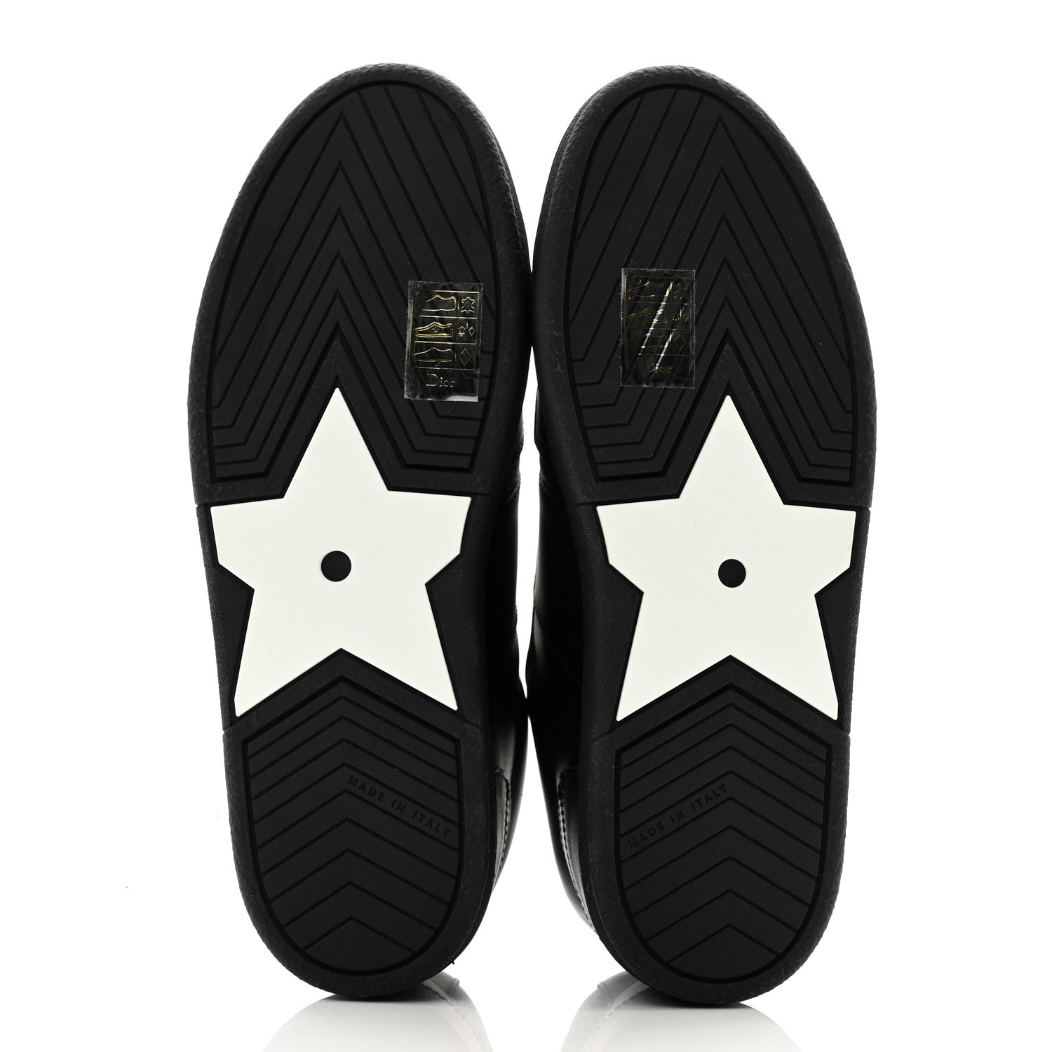 Christian Dior Calfskin Suede Logo Sneakers 36 Black 5 of 11