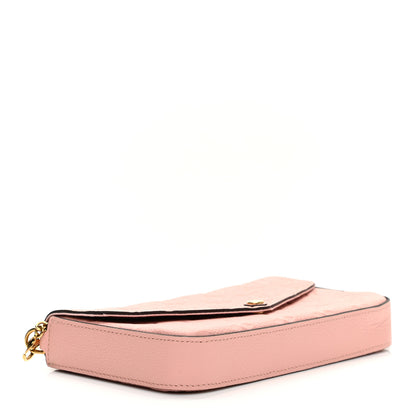 Louis Vuitton Empreinte Pochette Felicie Chain Wallet Rose Poudre 5 of 7