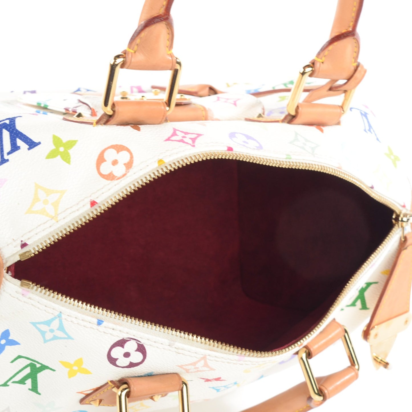 Monogram Multicolor Speedy 30 White