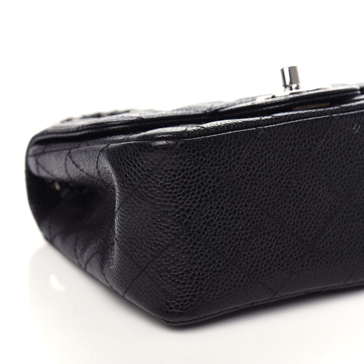 Chanel Caviar Quilted Mini Square Flap Black 8 of 9