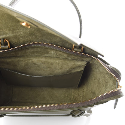 Celine Grained Calfskin Micro Belt Bag Army Green 4 of 8