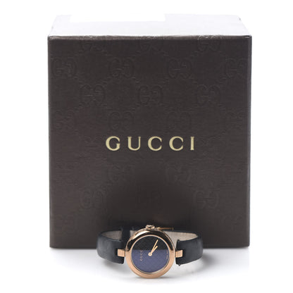 Gucci Stainless Steel Calfskin 27mm Diamantissima Quartz Watch Black 6 of 6