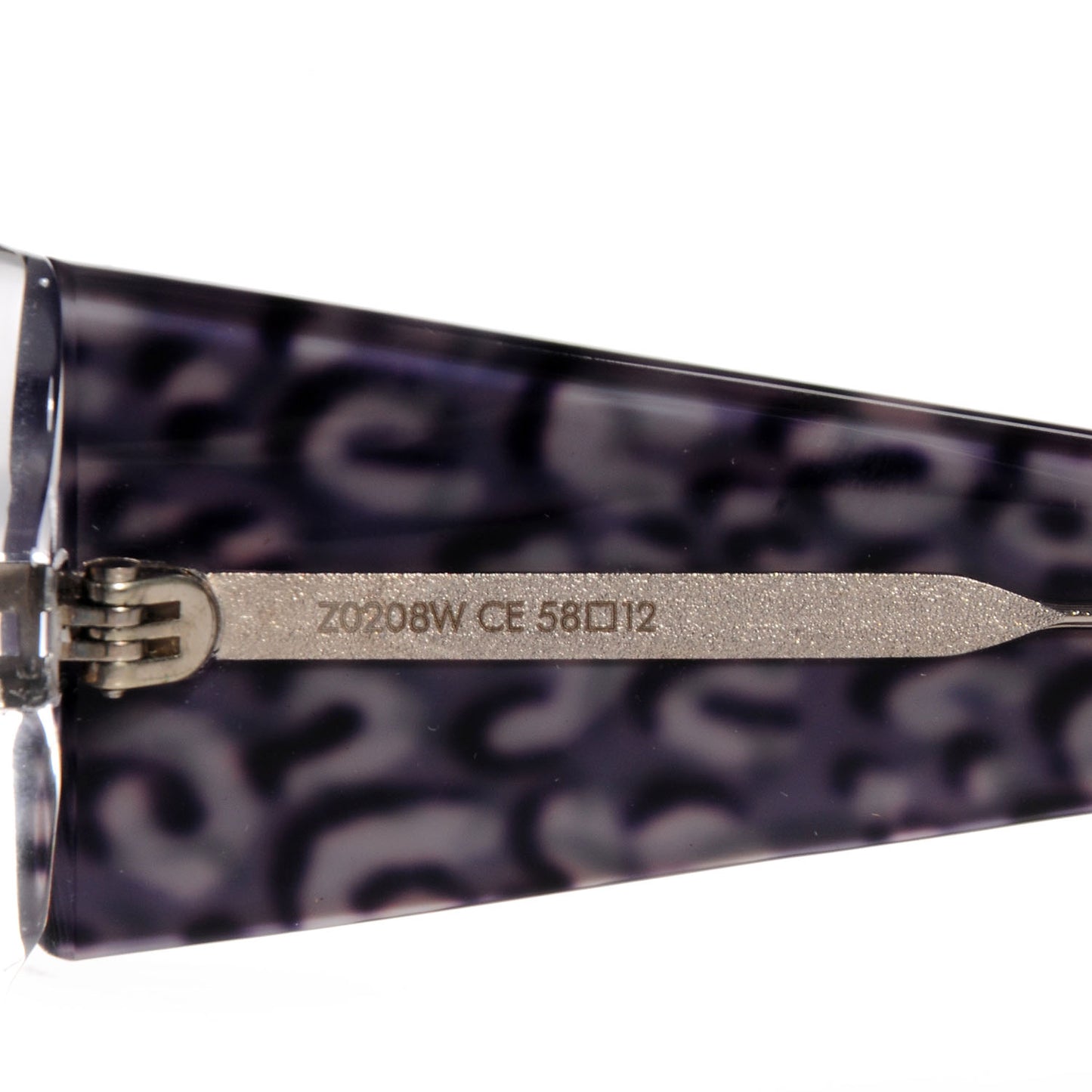 Leopard Marquise Sunglasses Grey