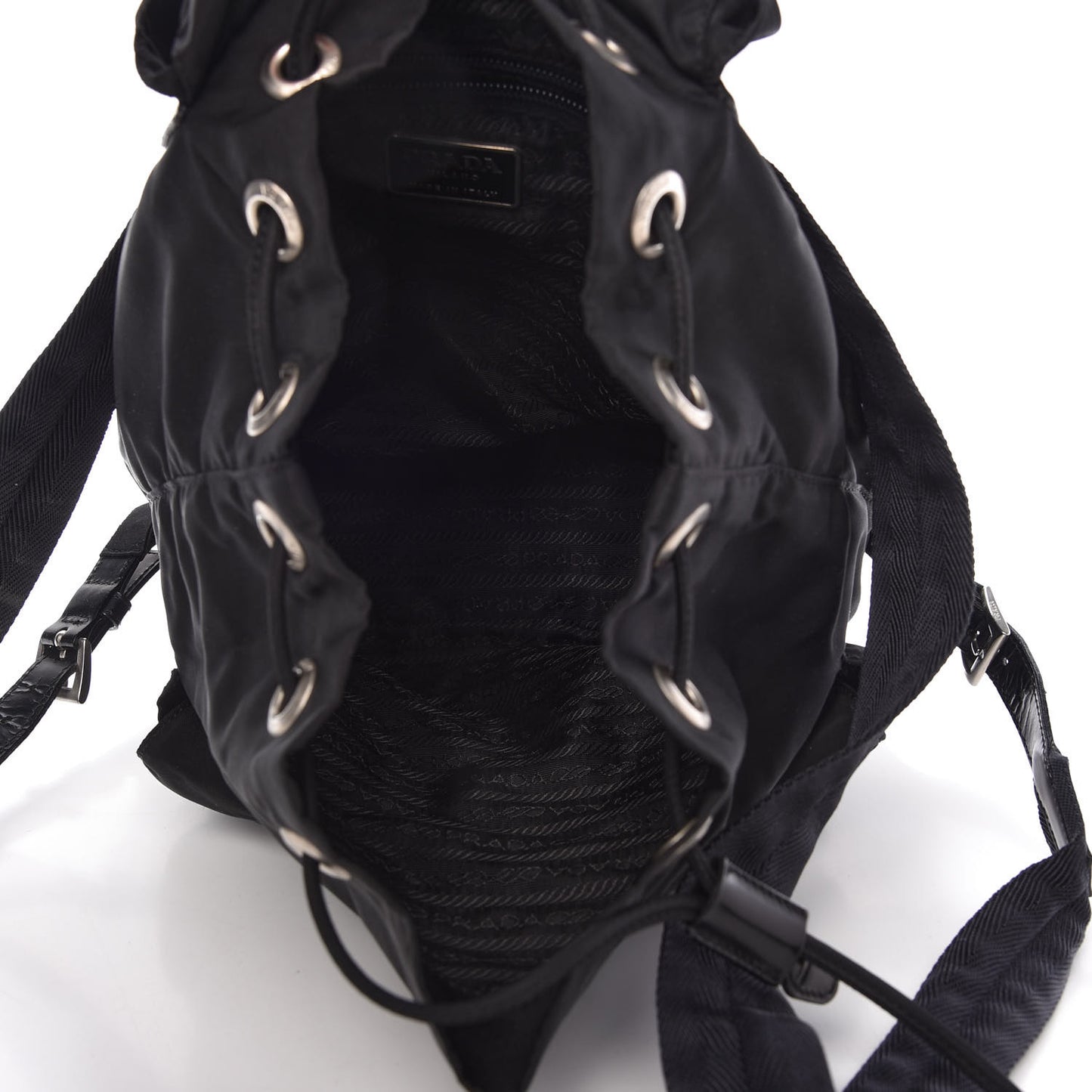 Tessuto Nylon Vela Small Backpack Black