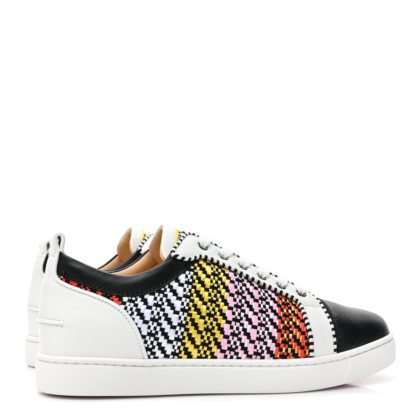 Nappa Raphia Bistrot Mens Louis Junior Orlato Flat Sneakers 44 Multicolor