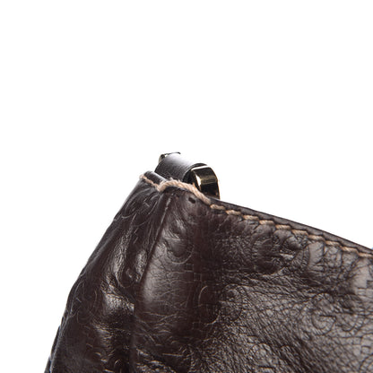 Gucci Guccissima Large New Ladies Web Hobo Dark Brown 11 of 15