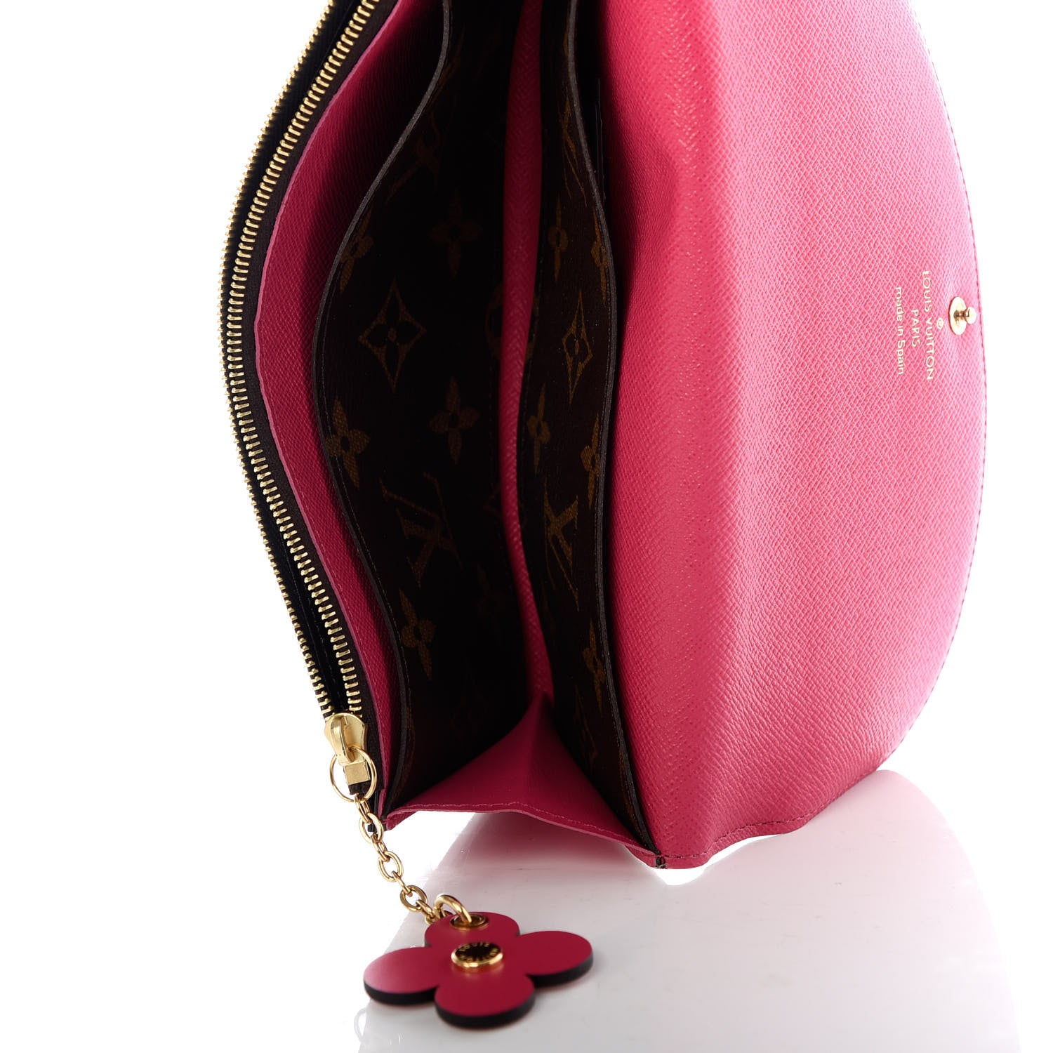 Louis Vuitton Monogram Bloom Flower Emilie Wallet 5 of 8