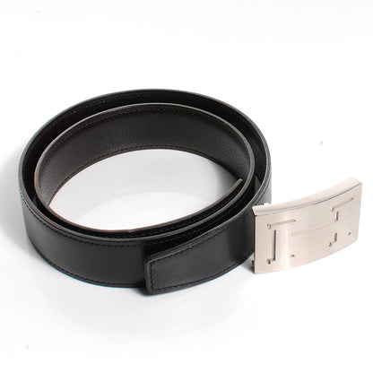 Hermes Box Togo Reversible Lucky 32mm H Belt Noir 70 3 of 6