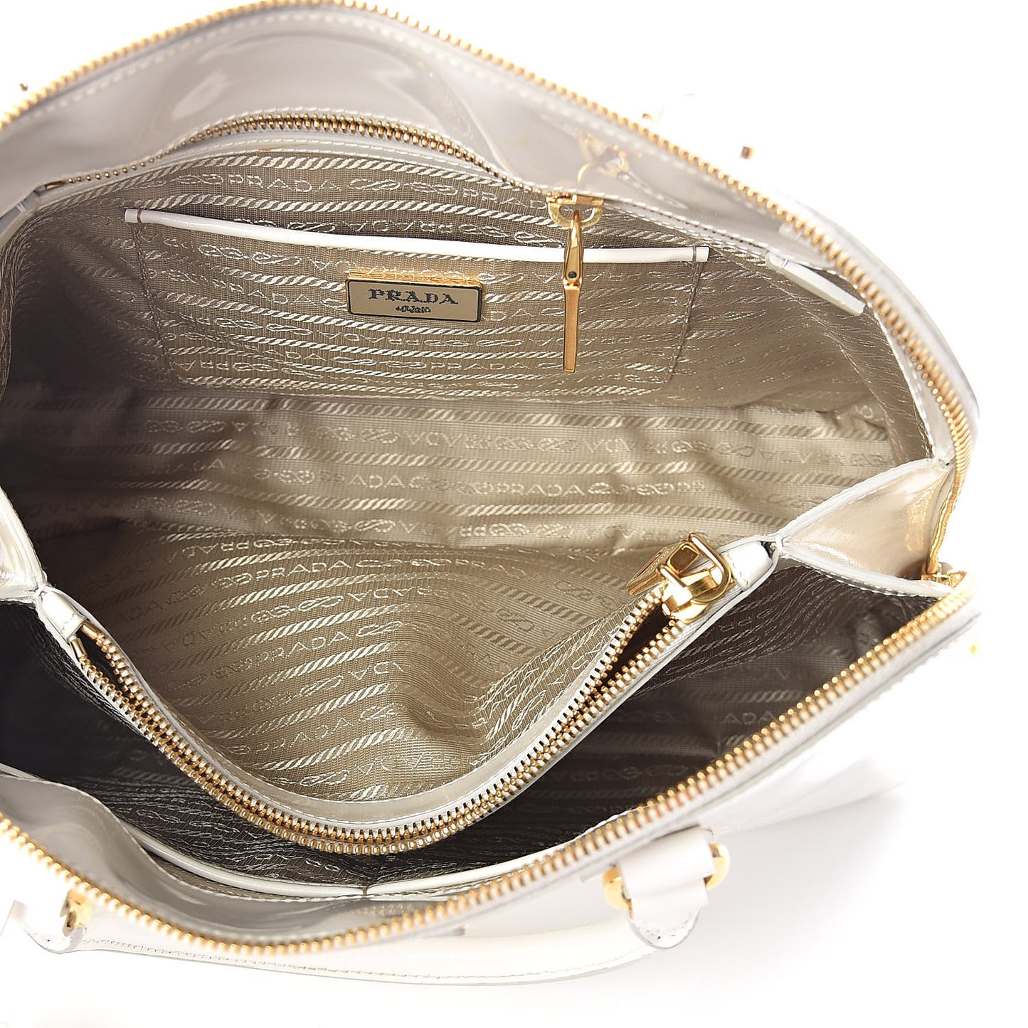 Spazzolato Medium Promenade Tote White