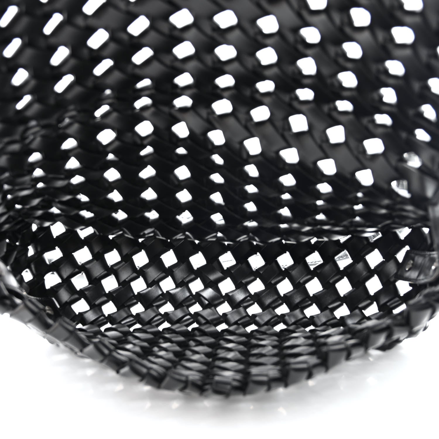 Bottega Veneta Nappa Intrecciato Crochet The Window Crossbody Bag Black 7 of 12