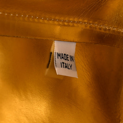 Mansur Gavriel Vegetable Tanned Calfskin Mini Bucket Bag Black Oro 7 of 14