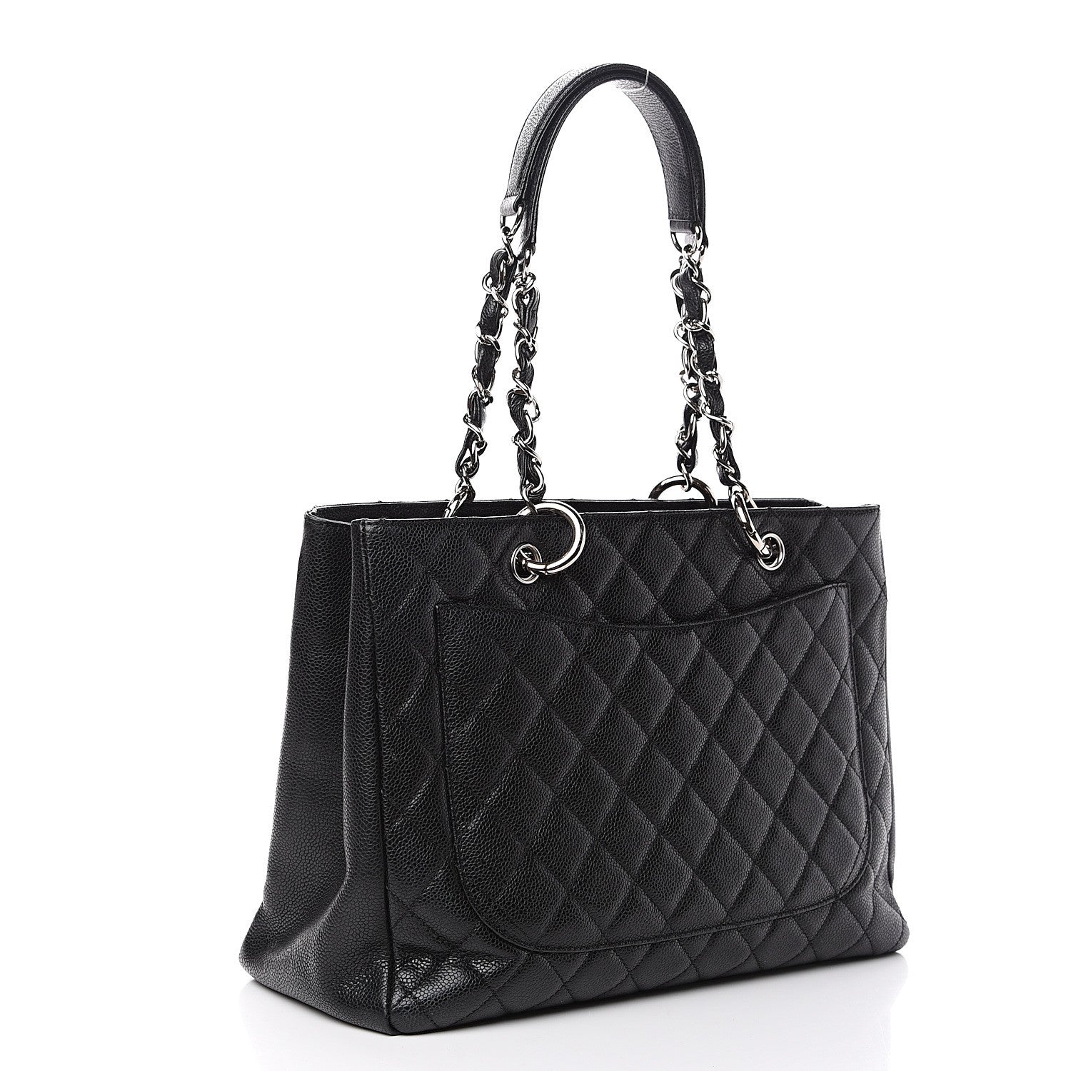 Chanel Caviar Quilted Grand Shopping Tote GST Black 2 of 9