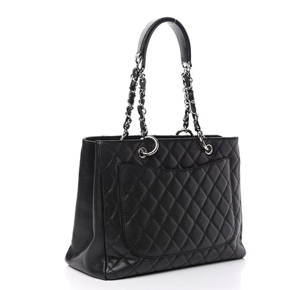 Chanel Caviar Quilted Grand Shopping Tote GST Black 2 of 9