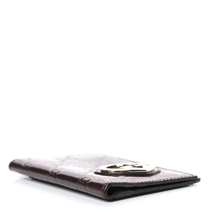 Gucci Shine Guccissima Lovely Heart Mini ID Wallet Scarlatto 4 of 9