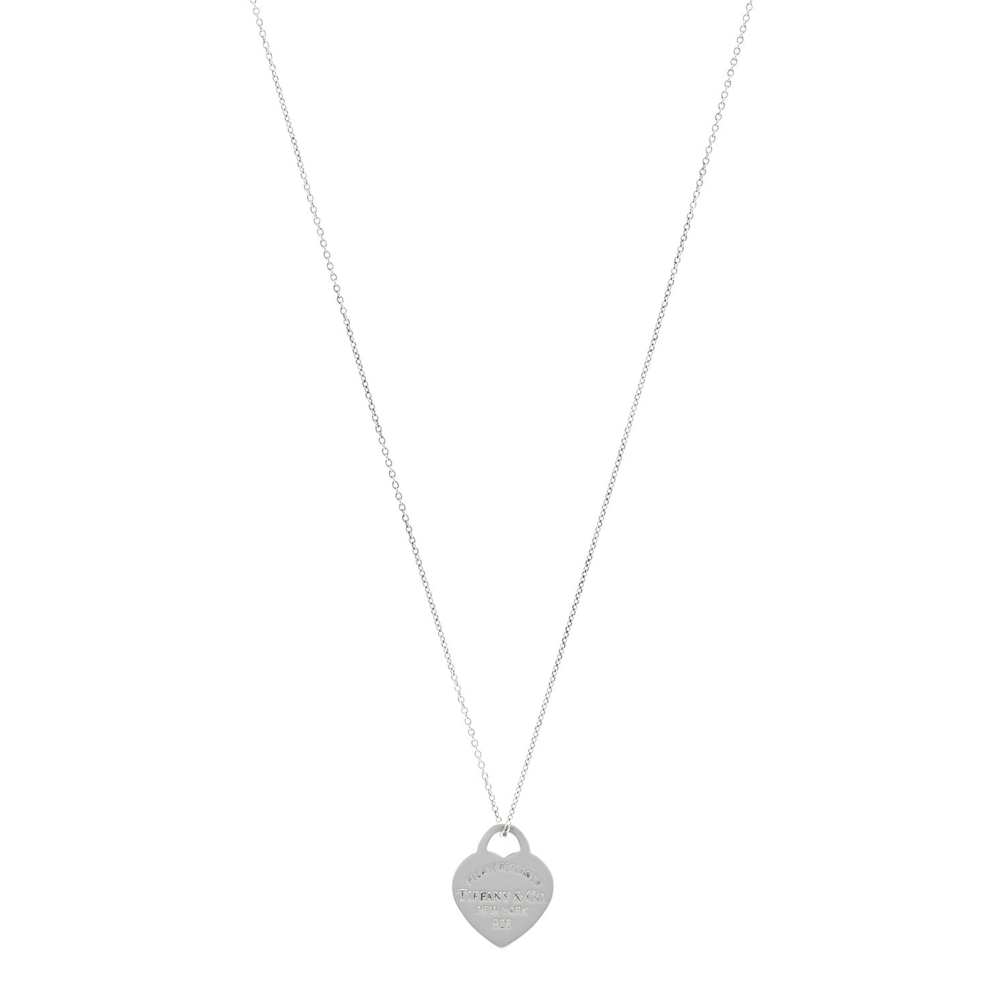 Sterling Silver Small Return To Tiffany Heart Pendant Necklace