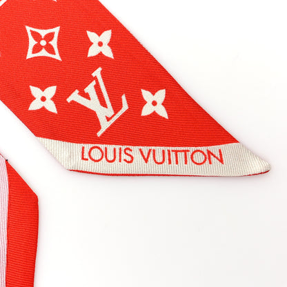 Louis Vuitton Silk Monogram Infinity BB Bandeau Light Pink Red 3 of 3