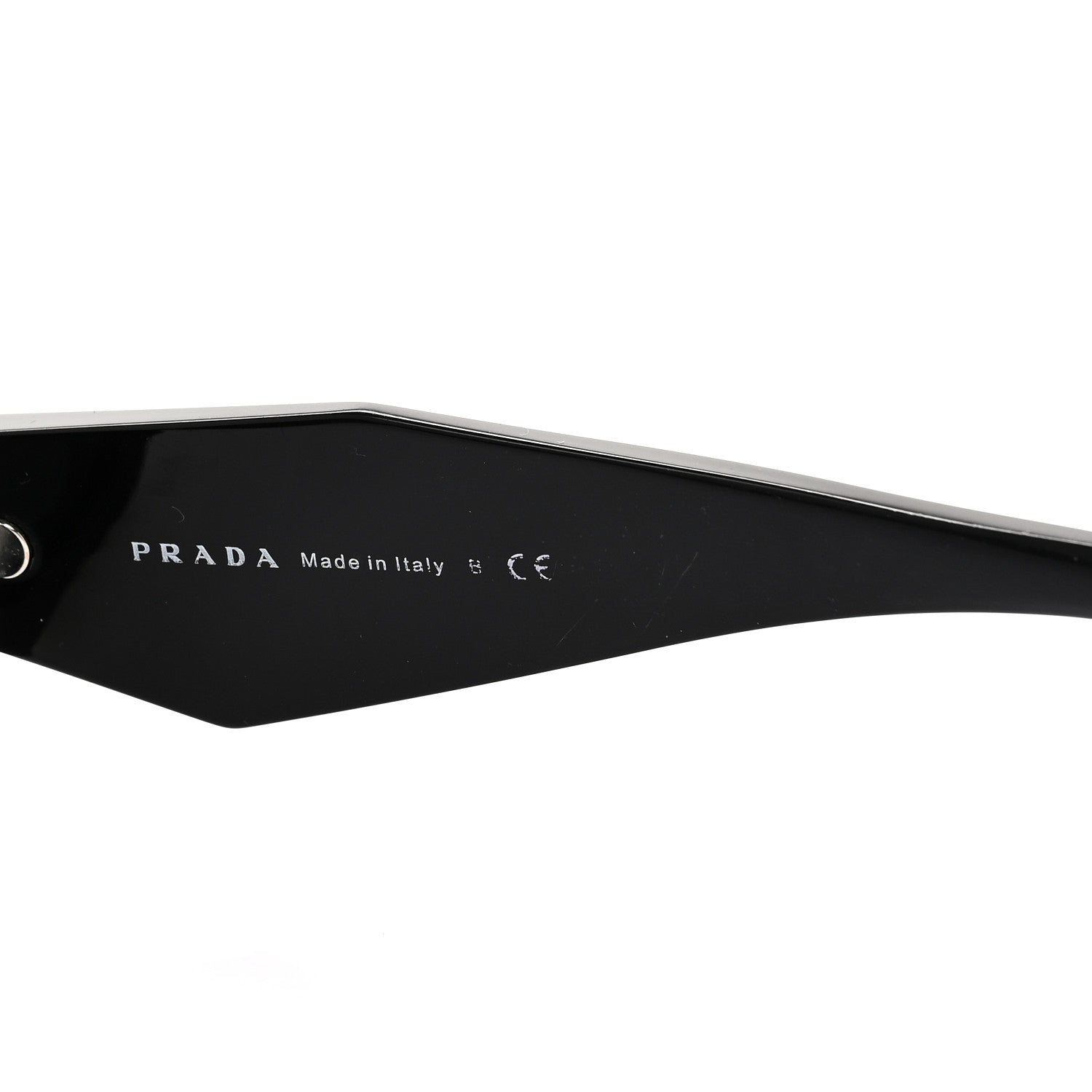 Prada Acetate Symbole Sunglasses SPR 17W Black 5 of 7