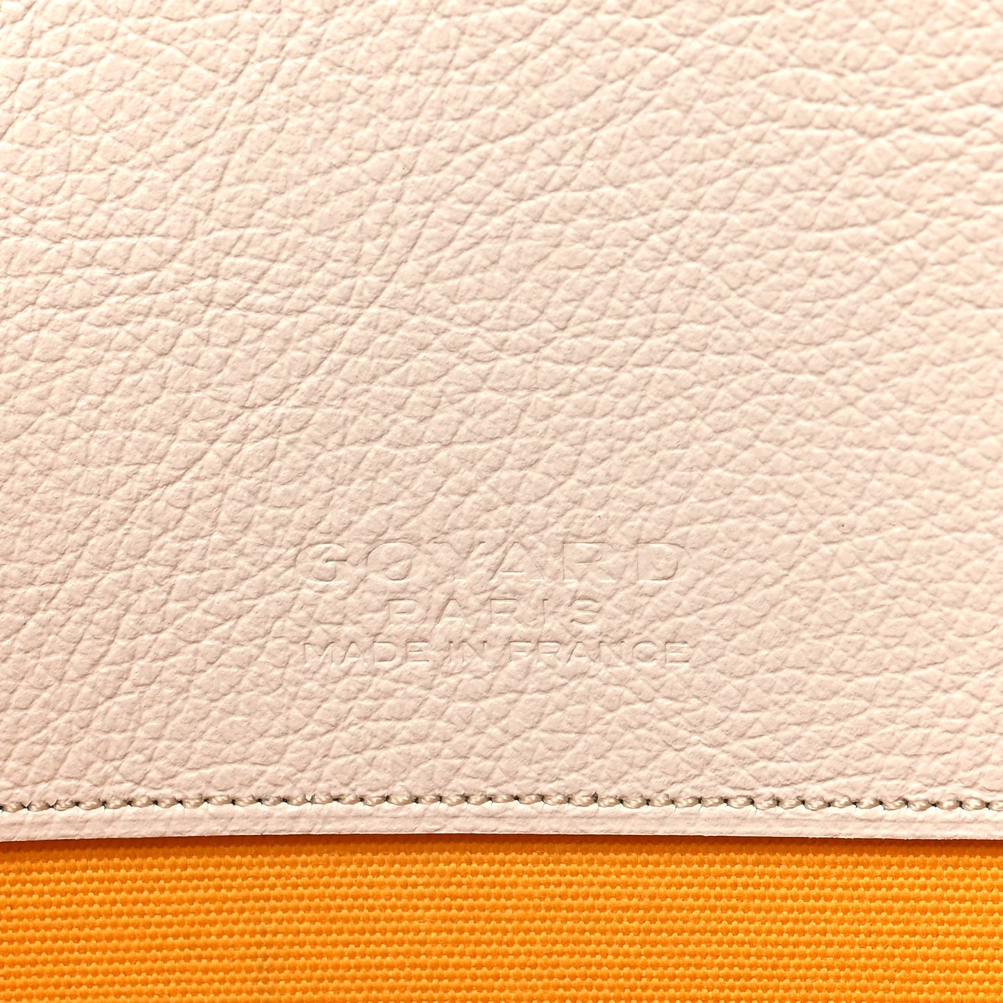 Goyardine Senat Pochette GM White