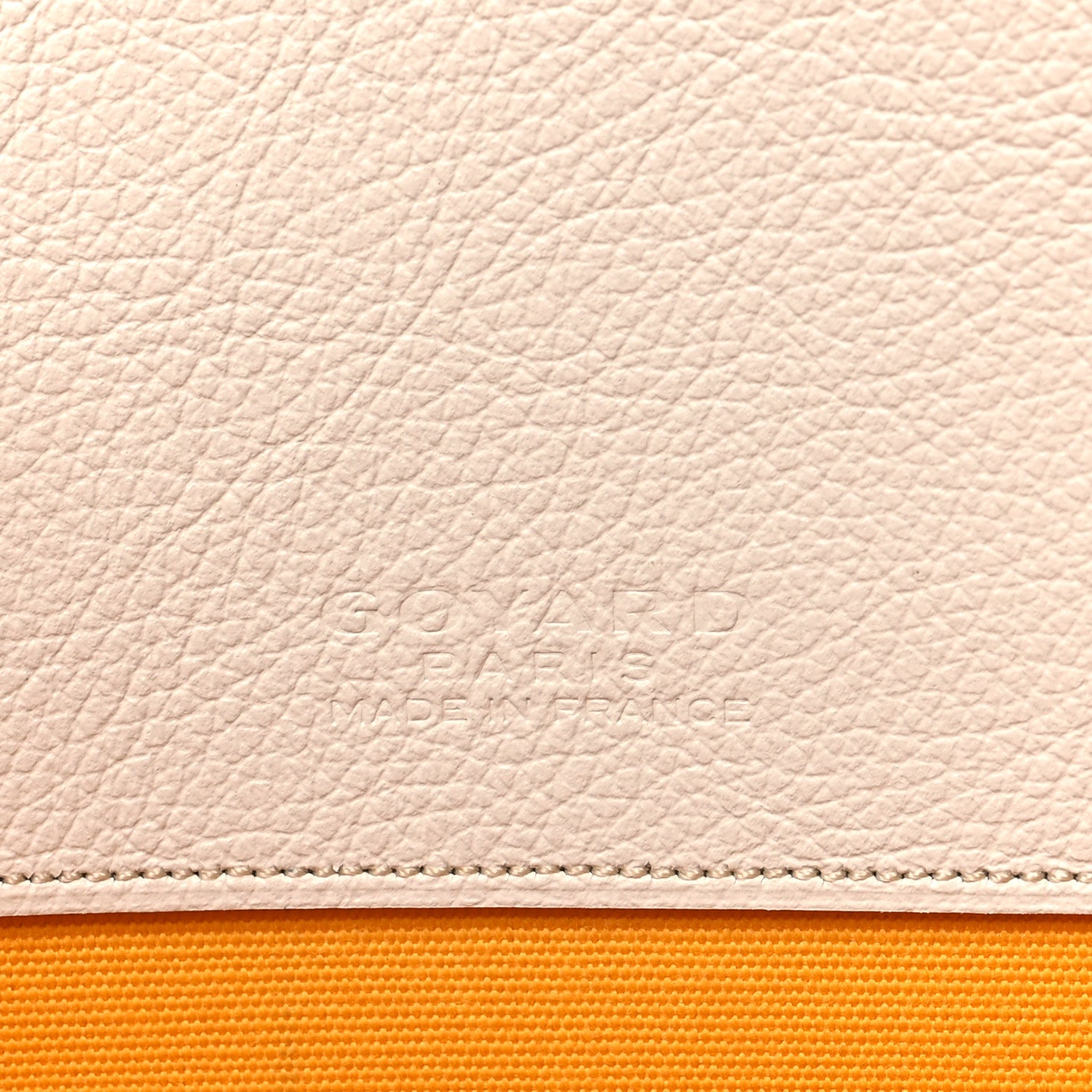 Goyard Goyardine Senat Pochette GM White 6 of 7