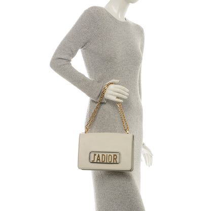 Christian Dior Calfskin J'Adior Chain Flap Bag Off White 3 of 7