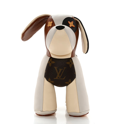 Louis Vuitton Calfskin Monogram Doudou Oscar Dog Beige 4 of 10