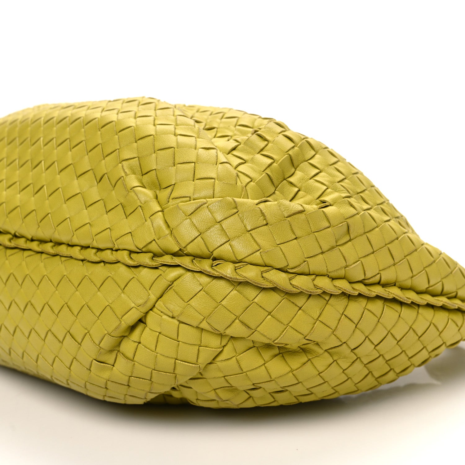 Bottega Veneta Nappa Intrecciato Medium Belly Veneta Hobo Chartreuse 12 of 13